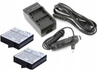 Cameron Sino Set Charger +2x Battery Az16-1 Xiaomi Yi 2