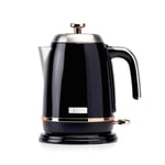 Salcombe Cordless Kettle Electric Fast Boil Kettle 3000W 1.7 Litre Black Copper