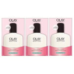 3 x Olay Beauty Fluid Face & Body Moisturising Fluid Sensitive 200ml