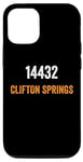 Coque pour iPhone 14 Code postal 14432 Clifton Springs, déménagement vers 14432 Clifton Spri