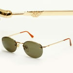 Emporio Armani 1997 Vintage Sunglasses Mens Womens Gold Eagle 043 743