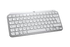 Logitech MX Keys Mini - tastatur - QWERTZ - schweizisk - bleg grå