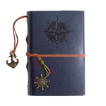 Scrapbook för resor med pirattema (160 sidor) Blå