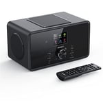 Bluetooth Internet Radio with DAB+ | 100 Watt 2.1 Speakers with In-Built