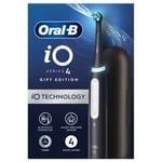 Oral-B iO 4 Black Electric Toothbrush with Travel Case