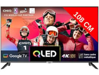 TV QLED 4K 108 cm U43QM8V Google TV, 4K, QLED