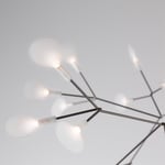 Heracleum III Small taklampa nickel