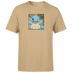 Pokémon Pokédex Squirtle #0007 Men's T-Shirt - Tan - S