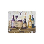 Modern Art Bottles of Wine and Grapes on The Table Rectangle Non Slip Rubber Mousepad, Gaming Mouse Pad Mouse Mat
