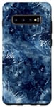 Galaxy S10+ Tie dye Pattern Blue Case