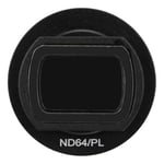 ND/PL Filter, Black ND/PL Lens Filter Optical Glass Polarizing Filter, for OSMO POCKET/POCKET2 Camera(ND64/PL)
