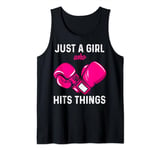 Boxing Lovers Funny Boxing Girl Tank Top