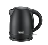 Belaco Electric Kettle Stainless Steel Housing 1.7L Fast Boil Cordless 360° Rotation Removable Water Filter 1800-2200W UK Plug Auto Shut-Off & Boil-Dry Protection (Black) (Black)