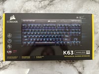 Corsair Gaming Keyboard K63 Wireless CherryMX Red Blue LED KB431 CH-9145030-JP