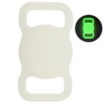 Apple AirTag hållare till katt/hundhalsband - Lyser i mörkret/grön