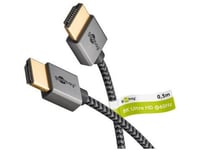 Tunn Hdmi-Kabel Med Mycket Hög Överföringshastighet - Kabellängd 0,5 M