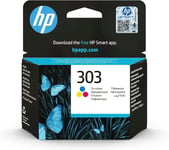 HP T6N01AE 303 Original Ink Cartridge, Tri-color, Single Pack