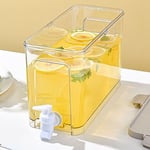 Transparent Cold Water Kettle with Faucet Clear Fridge Jugs  Fridge