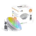 LED-lampa för pool PAR56 RGB-färg 18W med 441 LED-lampor - RWEpool-belysning