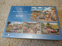 Gibson Jigsaw Puzzles 4 x 500 Piece - The Country Bus NEW & SEALED