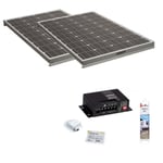 Pack ANTARION 2x Panneaux solaire 120W + kit de pose avec régulateur MPPT 320W 20A