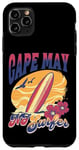 iPhone 11 Pro Max New Jersey Surfer Cape May NJ Surfing Beach Boardwalk Case