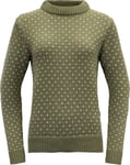 Devold Unisex Sørisen Wool Sweater LICHEN/OFFWHITE S, LICHEN/OFFWHITE