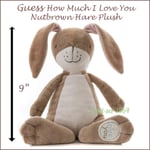 Guess How Much I Love You Nutbrown Hare Large Plush Toy 9" From Birth NEW