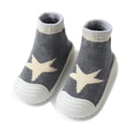 Baby Warm Cotton Love Pattern Floor Socks Shoes Anti Slip B Xl