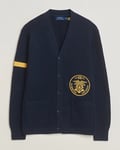 Polo Ralph Lauren Cotton Varsity Cardigan Aviator Navy