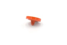 vhbw Bouton de déclencheur compatible avec Leica M-Monochrom, M-P, M Type 240 appareil photo - Pression ergonomique, métal, orange