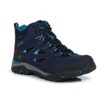 Regatta Women's Holcombe Waterproof Mid Walking Boots | Navy Azure Blue uk 6