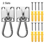 2 Sets U-shaped Hooks Yoga Hammock Hook Shading Net Accessories