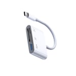 INF 3-i-1 Kortläsare, USB-C till SD/TF/USB