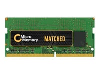 Coreparts - Ddr4 - Modul - 8 Gb - So Dimm 260-Pin - 2400 Mhz / Pc4-19200 - 1.2 V - Ej Buffrad - Icke Ecc - För Elite Slice, Slice For Meeting Rooms, Slice For Meeting Rooms G2 For Intel Unite  Elitedesk 800 G3 (So-Dimm)  Eliteone 1000 G1, 1000 G2, 8