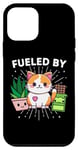 iPhone 12 mini Cat Happiness Fueled By Plants Chocolate CatFunny Kawaii Case