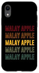 Coque pour iPhone XR Malay Apple Pride, Pomme malaise