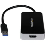 STARTECH Multi-screen USB 3.0 till HDMI videoadapter för Mac/PC - DisplayLink-certifierat externt grafikkort - HD 1080p