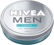 NIVEA MEN FRESH Gel (75Ml), Refreshing All-Purpose Moisturising Cream, Ultraligh
