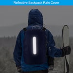 65-75L Waterproof Backpack Rain Cover with Vertical Strap XL Dark Blue