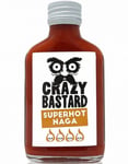 Crazy Bastard Superhot Naga - Kjempesterk Hotsauce med Naga Chili 100 ml