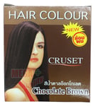 New Cruset Hair Dye Colour Lotion Punk Style Unisex Fashion Chocolate Brown 28ml