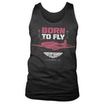 Hybris Top Gun - Born To Fly Tank (Black,XL)