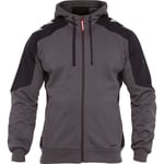 FE Engel Galaxy sweat cardigan 8820, grå/svart, stl XS