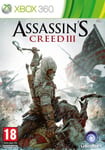 Assassin's Creed III 3 Xbox One Compatible /X360 - New Xbox - J1398z