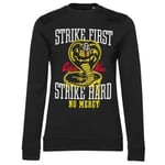 Hybris Strike First - Hard No Mercy Girly Sweatshirt (Black,XXL)