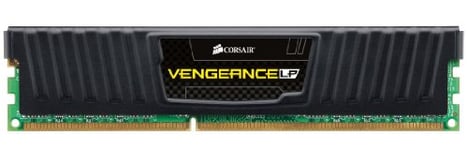 Corsair CML4GX3M1A1600C9 Vengeance Low Profile 4GB (1x4GB) DDR3 1600 Mhz CL9 XMP Performance Desktop Memory Module Black