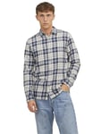 JACK & JONES Men's Jorjoshua Check Shirt Ls Casual, Big Dipper, S