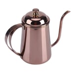 22oz Gooseneck Kettle, Pour Over Coffee Pot Stainless Steel Coffee Tea Brewing Drip Pot Rose Gold Tea Kettle