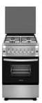 Challenger Saddleback Stainless Full Gas Hob and Oven - LPG Freestanding